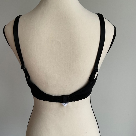 Black PRIMA DONNA  Divine Seamless Lace Bra Worn once SZ 32E - Picture 3 of 4